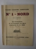 Cahiers d'histoire ferroviaire. N&deg;1 - NORD. Les locomotives de la Compagnie du Nord num&eacute;rot&eacute;es de 1 &agrave; 500 (1842-1860).. LENGELLE M.D.