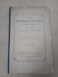 Voie entièrement métallique à rail composé système à longrines de Serres & Battig. Ses propriétés, son emploi dans les chemins de fer, l'industrie et les mines, ses avantages aux points de vues technique et économique. Texte et planches.