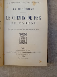 La question d'Orient. La Macédoine. Le chemin de fer de Bagdad.