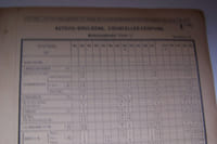 Tableaux horaires de la marche des trains N°1 bis du Chemin de Fer du Nord. Service du 15 Mai 1936 au 21 Mai 1937.