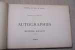 Chemins de Fer de l'Etat, Matériel et traction: Autographies de matériel roulant, 1882.. 