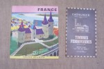 CHEMIN DE FER: Catalogue timbres ferroviaires, 1974. La Fête du rail à Orly-Sud, 1979. FRENCH RAILWAYS, illustré par Luc Marie Bayle, 1960. French ...