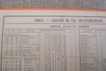 LIVRET-CHAIX Guide Officiel des Voyageurs spécial pour les Chemlins de fer de l'Algérie, de la Tunisie et de la Corse 15e année, Février 1899.. 