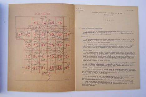 Classement géographique des LIGNES de la S.N.C.F. Fascicule 1: Notice et 2 cartes schématiques d'ensemble des lignes. Fascicule II (A, B, C, D, E): ...