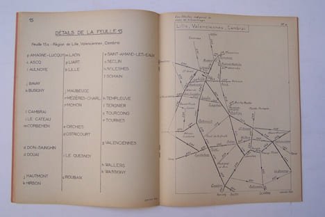 Classement géographique des LIGNES de la S.N.C.F. Fascicule 1: Notice et 2 cartes schématiques d'ensemble des lignes. Fascicule II (A, B, C, D, E): ...