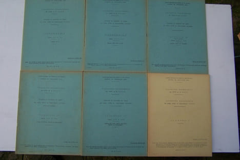 Classement géographique des LIGNES de la S.N.C.F. Fascicule 1: Notice et 2 cartes schématiques d'ensemble des lignes. Fascicule II (A, B, C, D, E): ...