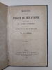 M&eacute;moire sur un projet de m&eacute;canisme pouvant s'appliquer aux machines locomotives, pour gravir les rampes et les plans inclin&eacute;s des chemins de fer.. ...