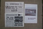 CONCORDE-INFO: N° 2 (Eté 1989), N° 4 (Eté 1990), N°5 (Noël 1990), N° 7 (Noël 1991). Profile Aircraft N° 250: Aérospatiale/BAC Concorde. Connaissance ...