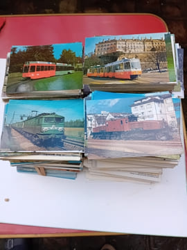 Cartes postales anciennes: CHEMIN DE FER, TRAIN, TRAMWAY, GARE, LOCOMOTIVE, WAGON, VIADUCS, OUVRAGES D'ART, etc.... undefined