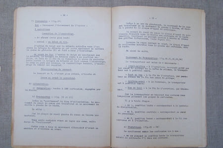La Mitrailleuse Maxim. Etude technique. Texte et croquis.