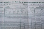 Horaires et tarifs des Services Transtlantiques de la DEUTSCHE ZEPPELIN-REEDEREI Edition Juin 1936.. 