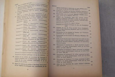 Rapport de la Commission scientifique internationale chargee d'examiner les faits concernant la guerre bactériologique en Corée et en Chine (Avec Annexes).
