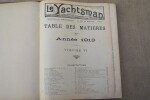 LE YACHTSMAN Revue des sports nautiques. Année 1913. N° 59(Janvier) à 70(Décembre).. 