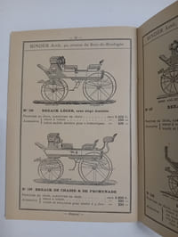 Voitures de luxe BINDER Aîné, 40 Avenue du Bois de Boulogne, Paris.