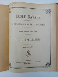 Torpilles. Ecole Navale, deuxième année.