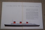 NORMANDIE Compagnie Générale Transtlantique. Claude ROGER-MARX: Introduction to an inspection of the ship. Constructing the world's largest ship. The ...