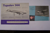 TUPOLEV, ILIOUCHINE, AEROFLOT: TY-114, TY-124, TY-154, TU-144, IL-86.