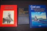 MARINE DE GUERRE: HENRI LE MASSON: Les flottes de combat 1970.FOTTENTASCHENBUCH, WARSHIPS OF THE WORLD All Navies of the world,1982/83. H.T. LENTON: ...