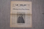Programme des Fêtes d'Aviation du VELAY à l'aérodrome de Brives, du 15 au 28 Juillet 1912. Supplément illustré du Journal Républicain illustré "LE ...