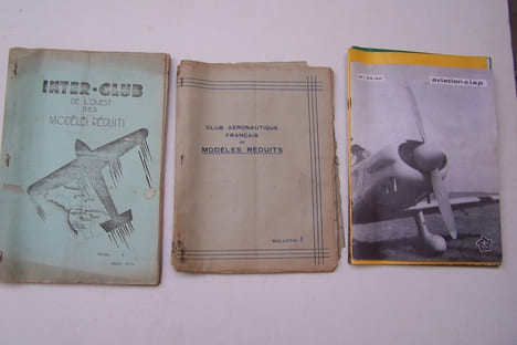 Club Aéronautique Français des MODELES REDUITS (1934): Bulletins N° 1, 2, 4, 6.
Inter-Club de l'Ouest des Modèles Réduits (1938-39): Numéros 1, 2, 3. ...