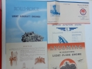 DOCUMETATION MOTEURS AVIATION LEGERE et Modèle réduit: ROLLS-ROYCE Light aircraft engines, licence CONTINENTAL: 100, 145, 310 h.p. LYCOMING 0-145 ...