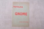 Moteurs d'Automobiles GNOME. Ateliers de construction: Gennevilliers.. 
