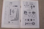 Tabeaux de Composition du Matériel d'Aviation: Album photographique des pièces de rechanges MOTEUR LORRAINE Type 12Db  400 CV. 12 cylindres.. 