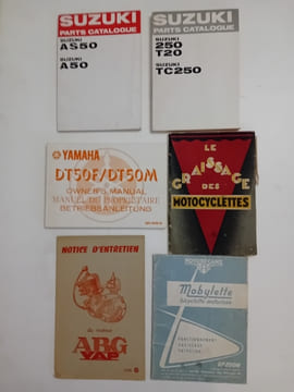 NOTICES ET MANUELS D'ENTRETIEN MOTOS: Fonctionnement, graissage, entretien Mobylette bicyclette motorisée MOTOBECANE, Novembre 1963. Notice ...