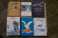 Stéphane NICOLAOU: Reims 1909, le premier Meeting Aérien International, Musée de l'Air et de l'Espace, Addim, 1999. Luc CHEVALIER: Des ailes dans le ciel Calédonien, Editions Françaises d'Oceanie, 1977. André JACQUIER: Pilotes et ailes de légende dans le ciel calédonien en 1942 - Vincent GERVAISE: Le constructeur René Couzinet et le pilote Charles de Verneilh, Société d'Etuds Historiques de la Nouvelle Calédonie, 2005. Bernard ABOUCHAR, Robert ESPEROU, Vital E. FERRY: La Liaison France-Antilles et le réseau local d'Air France, 1997. Vital FERRY: Une route pour l'Orient. Essai de reconstitution de l'histoire de la Compagnie Franco-Roumaine de navigation aérienne, première compagnie transcontinentale mondiale 1920-1924, 1993. Jean CHEDAILLE: Destins d'exception: Concorde, Andréani pilote de supersonique, Editions C.M.D., 1998. Emile PERIO: Jacques de Lesseps, la noblesse du vol, Athanor, 1990. Jacques COUDERT: La dernière Luciole. Les Dakota parachutent à Diên Biên Phù, Temoignages, 2000. Christian-Idriss FUTAULLY: Il étai une fois LA4F, ATI SAMAN, 1985. Philippe CASTELLANO: Liberator. Epopées tragiques dans les Alpes-Maritimes et l'Est Varois, 1994. Alain BISSON: 19 Juin 1940 Bombardement de Montluçon et autres villes au Sud de la Loire. La fin d'un mythe ou l'histoire d'une rumeur et d'une recherche, Cercle Archéologique de Montluçon, 1997. Jacques DELARUE: Les avions de MAX HOLSTE, Editions Le Trait d'Union, 1993. DEWOITINE D520, DTU, 1997. Alain CROSNIER et Jean-Pierre DUBOIS: Douglas SBD-5 Dauntless, Curtiss SB2C-5 Helldiver. bombardiers en piqué de l'Aéronautique Navale, DTU, 1998. Philippe RICCO: Les avions Allemands aux couleurs Françaises Tomes 1 et 2, AIRDOC, 1997 - LELA PRESSE, 1997. Jean-Jacques PETIT: Les avions BNritanniques aux couleurs Françaises de 1914 à nos jours Tome 1, AIRDOC, 1997. Myrone N. CUICH: Les insignes de l'aéronautique militaire Tome 1 (1912-1982) et Tome 2 (1912-1986), Histoavia, 1983-1986. Alfred BODEMER et Robert LAUGIER: L'Atar et tous les autres mpteurs à réaction français, Editions J.D. Reber, 1996. DEAUVILLE 1913, Capitale de l'hydraviation, Editions de l'Albaron, 1993. Frederic GONDRON: Un aérodrome peu connu "Les Aigles" Gouvieux/Chantilly Aoüt 1939-Juin 1940, Société Historique de Gouviaux, 1999. Quand Nantes s'envole, Cartophiles du Pays Nantais, 1984. L'ESSOR DE L'AERONAUTIQUE à SAINT-NAZAIRE 1923-1945, Presdu'ile imprimerie, 1991. Gilles DEROCHE: L'aviation dans les ardennes, Terres Ardennaises, 1987. Claude LACAN: Histoire de l'aviation en Limousin, Lavauzelle, 1998. Alain KURC: Les pionniers de l'aviation en Beauce 1877-1914, Guy Ambroise, imprimeur,, 1995. Roger ALBY: Cent ans d'aviation en Lauragais, Imprimeries Gabelle, 1978. LA GRANDE AVENTURE DE L'AVIATION Rhône-Alpes des origines à nos jours, Le Hénaff, 1980. Serge GRANGON: Les pioniiers du ciel Forézien, Osmose, 2005. Gaston DECOOP: La Popote des Ailes, ses pilotes, ses amis, son histoire, Amicale des Anciens des Essais en Vol, 1990. Le CENTRE D'ESSAIS EN VOL à 50 ans 1944-1994, UPE, 1994. Stephane NICOLAOU: Roland Garros Héros du siècle, Musée de l'Air et de l'Espace - ETAI, 2000. Emmanuel BREGUET: Bréguet, un siècle d'aviation, Privat, 2012. Thierry FAVRE: Albert Brenet, Une vie - Une oeuvre, Gallimard - Musée de la Marine, 2003. Jean-Claude FAYER: Prototypes de l'aviation française 1945-1960, E.T.A.I., 2002. Reginald JOUHAUD: Les avions Stampe, Wimpel, 1993. MICROSOFT COMBAT FLIGHT SIMULATOR SERIE EUROPE 39-45. René J. FRANCILLON: Grumman Aircraft since 1929, Putnam, 1989. Eric LECOMTE: Objets de l'aviation à collectionner, Du May, 2000warplanes of the Third Reich, Macdonald, 1970. Les Insignes de l'Armée de l'Air. Les Unités navigantes, Air Actualités, 1983.