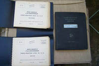 TURBO-REACTEUR: Notice descriptive et de fonctionnement du GROUPE TURBO-REACTEUR "MARBORE II" Variantes A, B, F, G (Partie texte, Turbomeca, 1959) et A, B et C (Partie planches, 1957).
Turbo-Réacteur ROLLS ROYCE AVON RA 29 - MK 522 Notice d'entretien, avion SE 210 Caravelle, Air France, 1958.
Notice descriptive et de fonctionnement TURBO-REACTEUR ATAR 101 E3 - E4, Texte et planches, Octobre 1956.