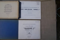 TURBO-REACTEUR: Notice descriptive et de fonctionnement du GROUPE TURBO-REACTEUR "MARBORE II" Variantes A, B, F, G (Partie texte, Turbomeca, 1959) et A, B et C (Partie planches, 1957).
Turbo-Réacteur ROLLS ROYCE AVON RA 29 - MK 522 Notice d'entretien, avion SE 210 Caravelle, Air France, 1958.
Notice descriptive et de fonctionnement TURBO-REACTEUR ATAR 101 E3 - E4, Texte et planches, Octobre 1956.