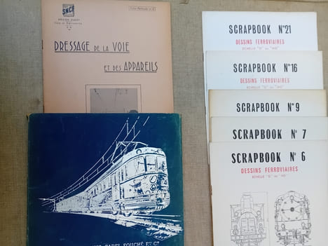 CHEMIN DE FER: Notices, livrets, brochures techniques: Instruction sur la composition des trains, S.N.C.F., 1947. Règlement du Block de double voie ...