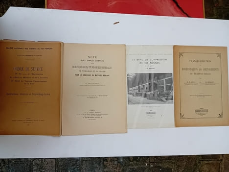 CHEMIN DE FER: BROCHURES, NOTICES, CATALOGUES TECHNIQUES: Nelson UHRY: L'électrification des chemins de fer, Igénieurs Civils, 1924. Inventaire des ...