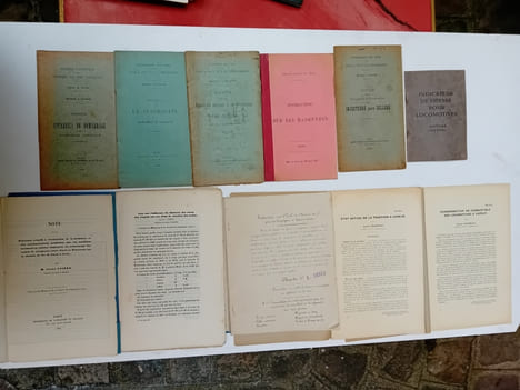 CHEMIN DE FER Notices, livrets, brochures techniques: Indicateur de vitesse pour locomotives système "Deuta". Notice sur le principe et la ...