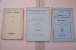 AERODYNAMIQUE, CALCUL ET CONSTRUCTION DES AVIONS: REBUFFET P, Soufflerie aérodymamique, 1932. BREGUET Louis, Stabilitié longitudinale des avions, ...