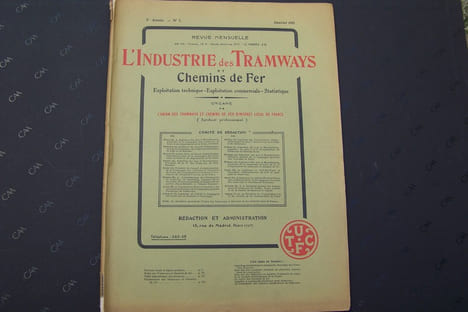 L'INDUSTRIE DES TRAMWAYS ET CHEMINS DE FER. Exploitation technique - Exploitation commerciale - Statistique. Rédaction et administration: 15 rue de ...