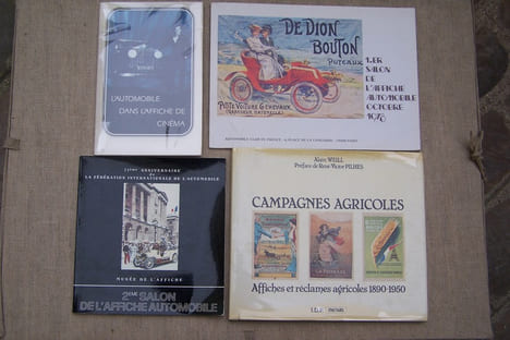 AFFICHES AUTOMOBILE, AGRICOLE: Catalogue du 1er Salon de l'affiche automobile, Automobile-Club de France, 0ctobre 1978. Catalogue du 2eme Salon de ...