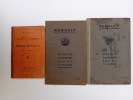 NOTICES MOTEURS D'AVIATION RENAULT: Type 80 Chevaux, 300 HP 12 cylindres (N.E.21), 480 CV 12 cylindres (N.E.51), 500 CV Type 12 Jc direct et Type 12 ...