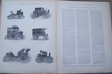 Grand Album illustré de l'Industrie Automobile pour l'Année 1900.