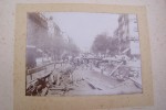 Photograhies (Ch. MAINDRON, Saint-Cloud) de la Construction du Metro de Paris.. 