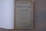 bibliographie des chemins de fer. Préface. Index chronologique (1771-1846).. LAURENT DE VILLEDEUIL Pierre-Charles