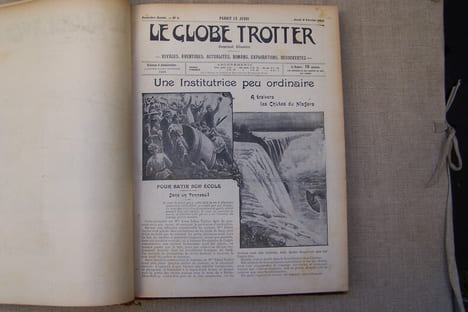 LE GLOBE TROTTER Journal Illustré, Voyages, Aventures, Explorations, Actualités, Romans, Découvertes, etc... Rédaction et Administration: 14 Cloitre ...
