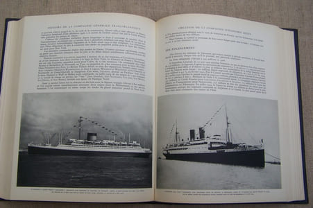 Histoire de la Compagnie Générale Transatlantique. Un siècle d'exploitation maritime. Préface de Roger Vercel.