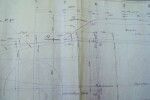 DYNA-PANHARD R2: Plan de forme de carrosserie. Dessiné par G. BOURDIN. G.T.R. Groupe Technique Riffard, Février 1953. Plan de forme du capot avant ...
