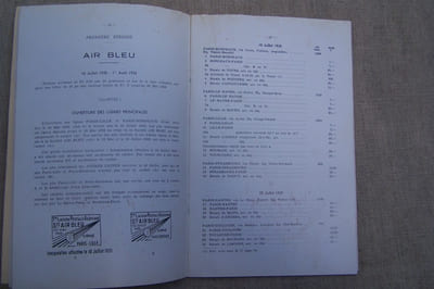 AIR BLEU Postale de nuit.