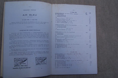 AIR BLEU Postale de nuit.. undefined