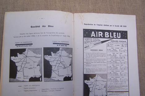 AIR BLEU Postale de nuit.. undefined