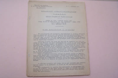 Bulletin Aérophilatélique de l'A.P.F.C. Amicale Philatélique Franco-Coloniale.