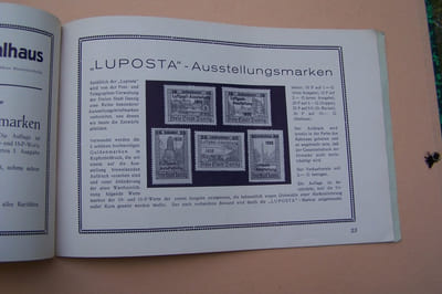 Internationale LUFTPOST Ausstellung. International Air-Post-Exhibition. Exposition Internationale de la Poste Aerienne. Danzig, 23-31 Juli 1932.