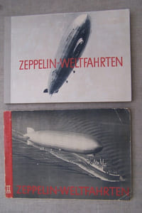 ZEPPELIN ZEPPELINS DIRIGEABLE: Dr.-Ing. E.H.L. Dürr: Zeppelin-Luftschiffbau, V.D.I. Verlag,  1924. Dr. H.C. Hugo ECKENER: Die Amerikafahrt des "Graf Zeppelin", Verlag August Gcherl, 1928. A. WITTEMANN: Die Amerikafahrt des Z.R.III, Amse-Verlag, 1925. ZEPPELIN-WELTFAHRTEN 1932-1933.